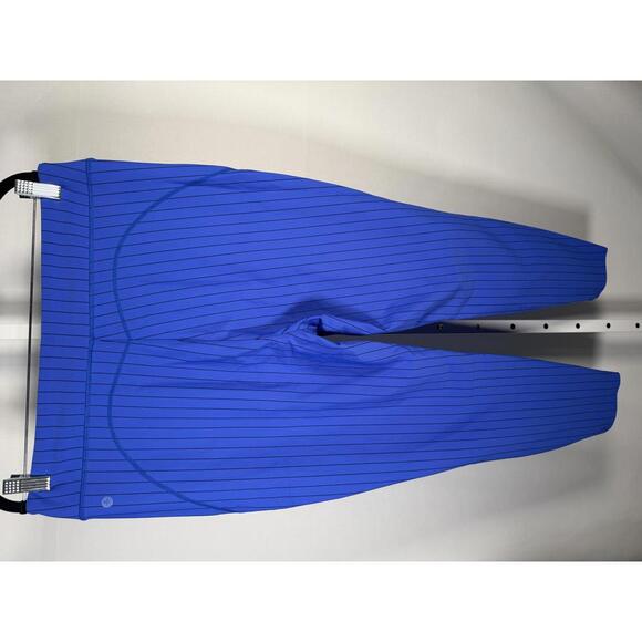 NWT Halara Women's Casual Blue Pinstripe Pants 7/8 Length Size XS - Picture 3 of 5